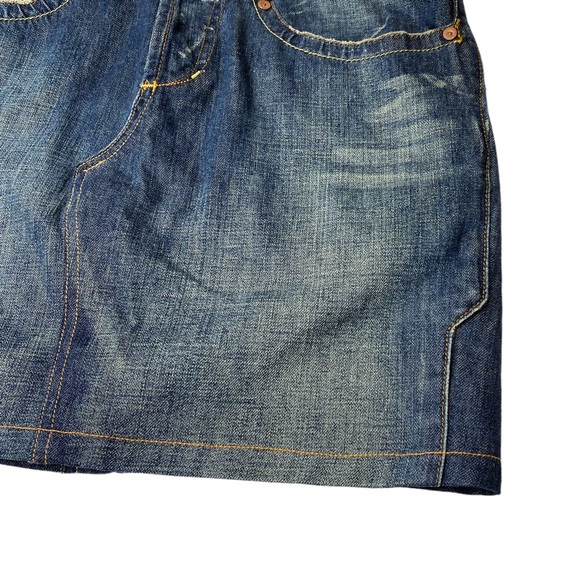 Joe’s Jeans Denim Skirt Designer Dark Wash Size 30 - Picture 4 of 8